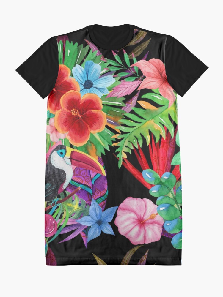 Alternate view of Hawaiian beauty Graphic T-Shirt Dress