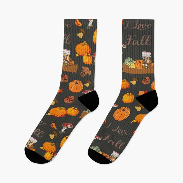 Item preview, I love Fall.  Orange leaves. Autumn season love concept designed and sold by Anastasiia Yurevych.