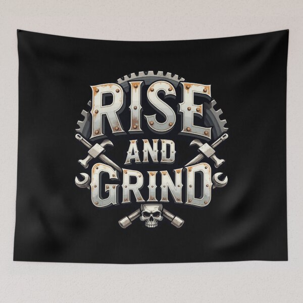 Item preview, "Rise and Grind" Motivation Tee – Fuel Your Day with Determination designed and sold by AI-volution.