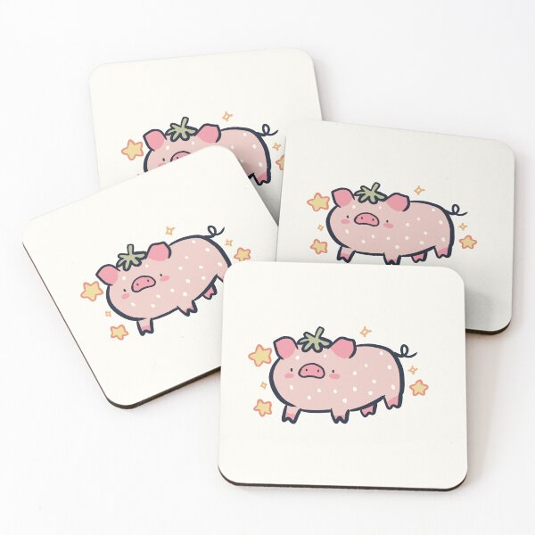 Item preview, Strawberry pig designed and sold by Artofmayara.