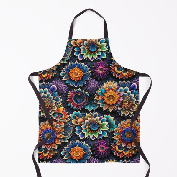Artikelvorschau, Lebendiges, nahtloses Mandala-Blumen-Design entworfen und verkauft von MindM.