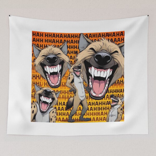 Item preview, YEEN HYENA LAUGHING designed and sold by cami gallo.