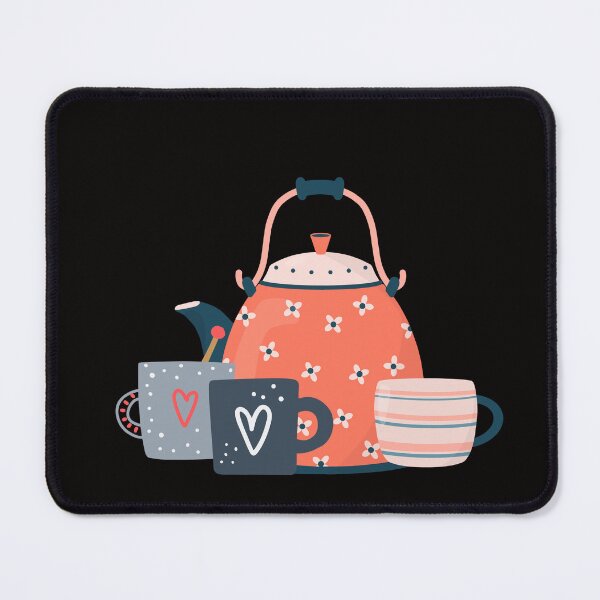 Item preview, Cute red teapot designed and sold by AnulaArt.
