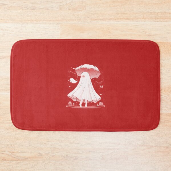 Item preview, White Ghost Girl Under the Rain with Umbrella designed and sold by GhostDigger.