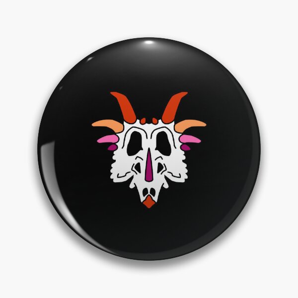 Item preview, Emily Gwen Lesbian Pride Styracosaurus Skull designed and sold by dangerouscolors.