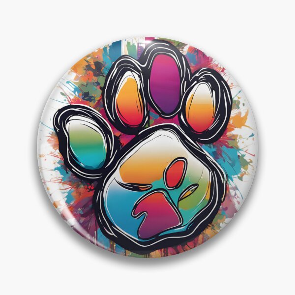 Item preview, Cat footprints on the paint designed and sold by Vibes-vintage.