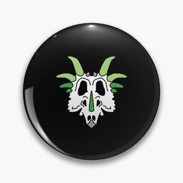 Item preview, Aromantic Pride Styracosaurus Skull designed and sold by dangerouscolors.