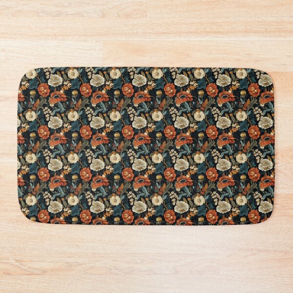 Item preview, Moody Dark Bohemian Flowers designed and sold by BoredPixels.