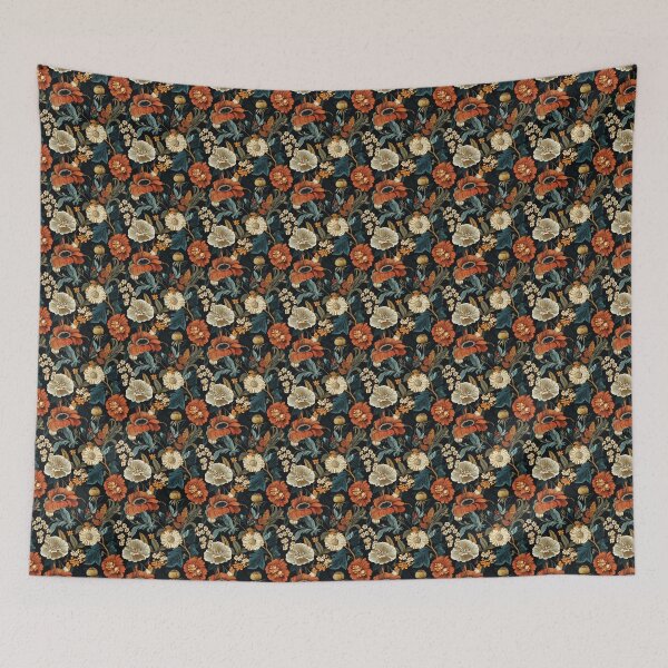 Item preview, Moody Dark Bohemian Flowers designed and sold by BoredPixels.