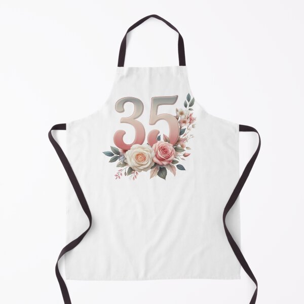 Item preview, 35th Birthday, floral, number 35, girl’s, woman's designed and sold by iclipart.