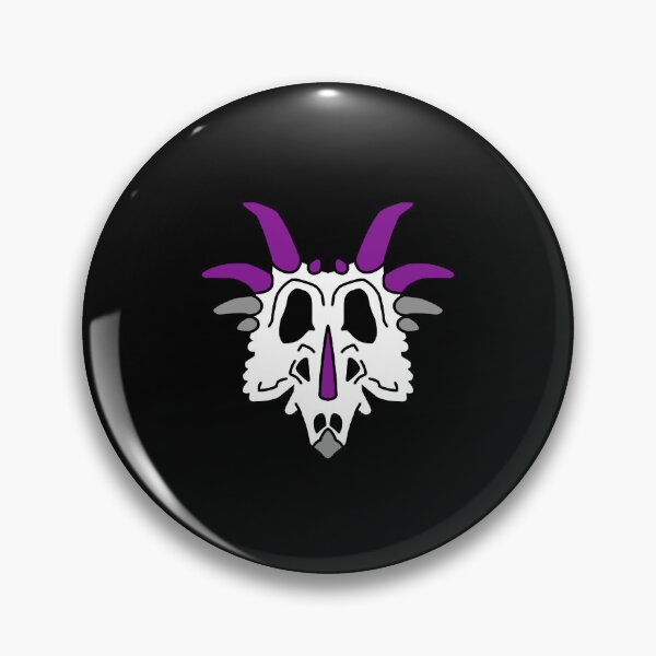 Item preview, Asexual Pride Styracosaurus Skull designed and sold by dangerouscolors.