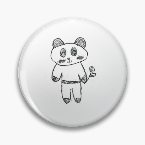Item preview, Panda with a rose designed and sold by MerryBuzzMouse.