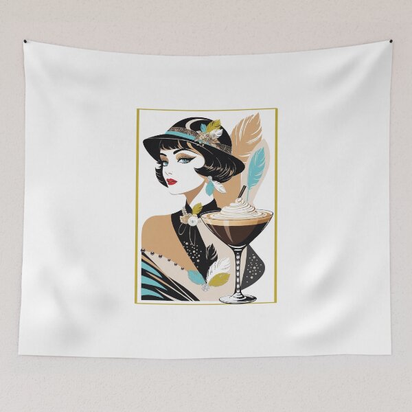 Item preview, Peacock Expresso Martini Des#3 (sku#1) designed and sold by charactergirl.