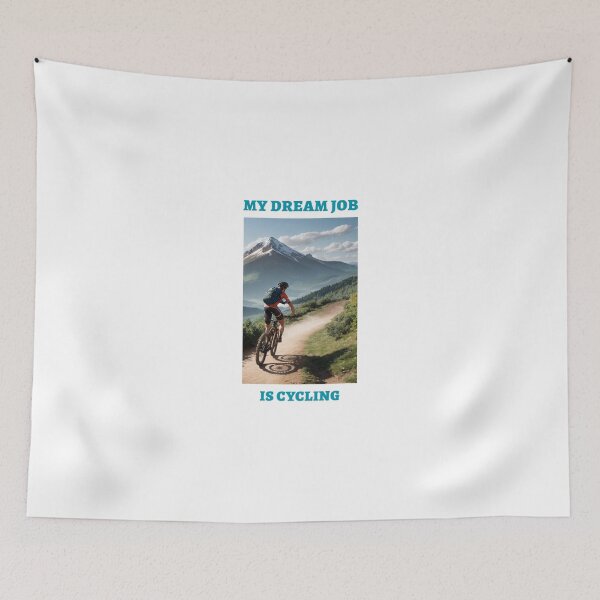 Item preview, My dream job is cycling t-shirt top shirt designed and sold by OAKDEN.
