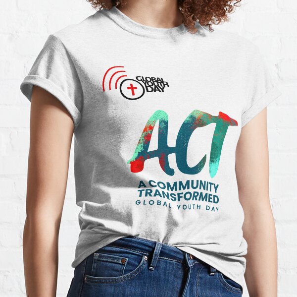 Vista previa del artículo con la obra «GYD Una comunidad transformada | ACT | GYD 2025 | Día Mundial de la Juventud | GYD25 | Una comunidad transformada», diseñado y vendido por JohnSit.