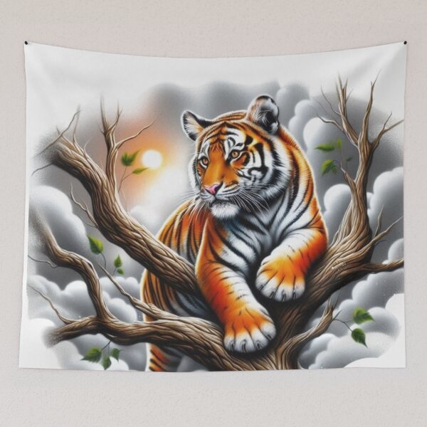 Item preview, "Majestic Tiger: Elegance and Strength" designed and sold by CHRIST5000.
