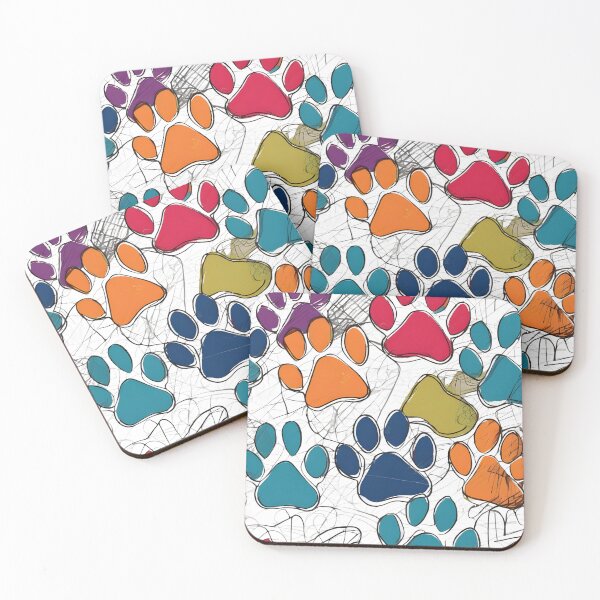 Item preview, Doga footprints on the paint designed and sold by Vibes-vintage.
