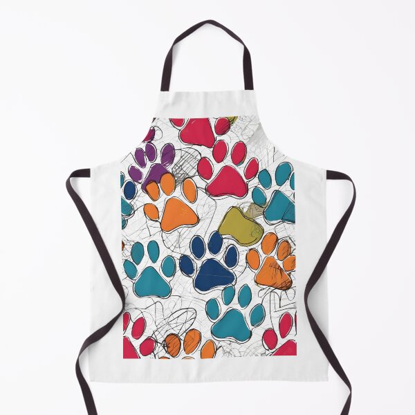 Item preview, Doga footprints on the paint designed and sold by Vibes-vintage.