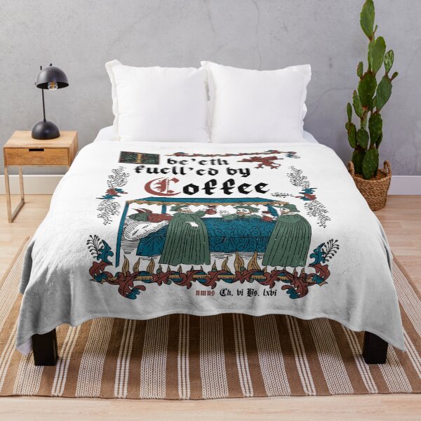 Item preview, Fuelled By Coffee Medieval Style - Funny Retro Vintage English History designed and sold by Nemons.