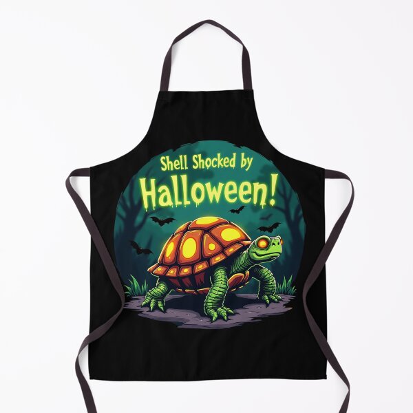 Item preview, "Shell Shocked by Halloween!" Turtle-Themed Happy Halloween T-Shirt – Fun for Animal Lovers designed and sold by AI-volution.