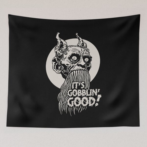 Item preview, Mandy movie Cheddar Goblin inspiration white designed and sold by LapinMagnetik.