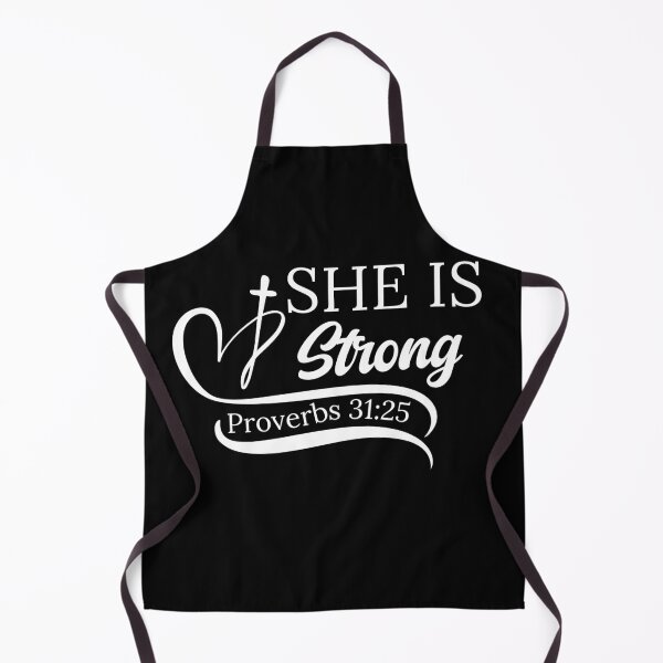 Item preview, She Is Strong - Proverbs 31:25 designed and sold by Kingdom Hearts.