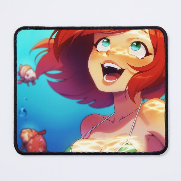 Item preview, The Not Large Undersea Redhead designed and sold by LinesSensei.
