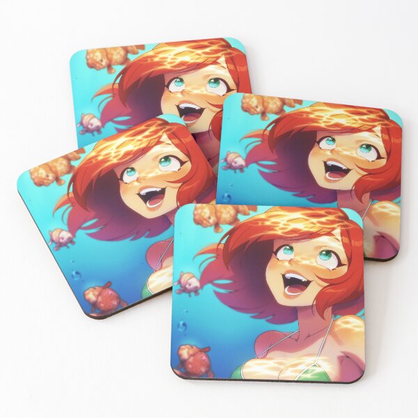 Item preview, The Not Large Undersea Redhead designed and sold by LinesSensei.