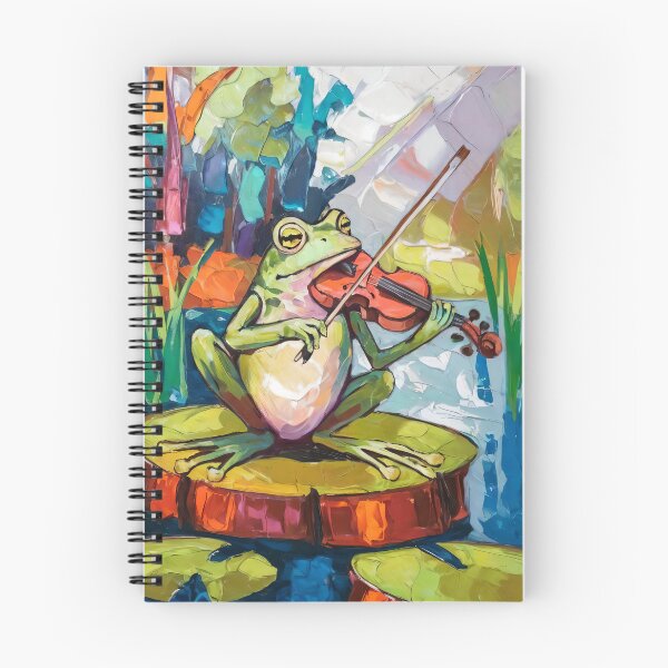 Item preview, Pond Symphony with the Fiddler Frog designed and sold by Delemore Art.