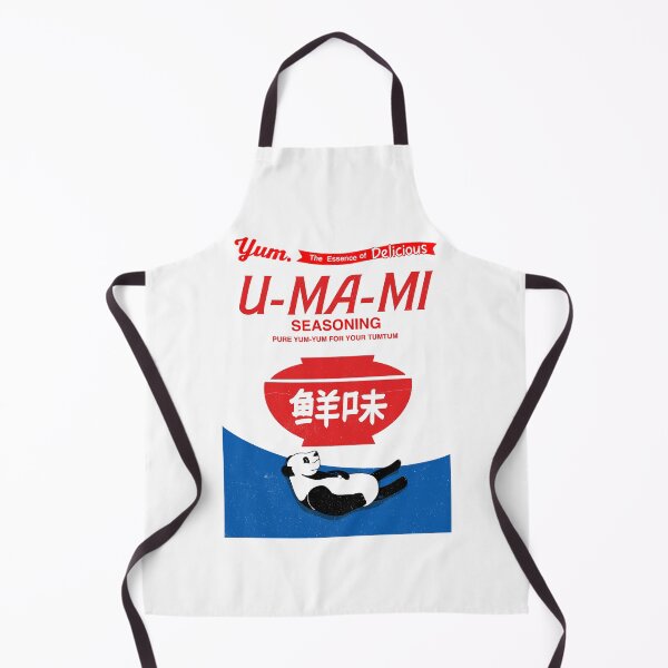 Item preview, UMAMI FOOD GIANT PANDA APRON STICKER designed and sold by aydapadi.