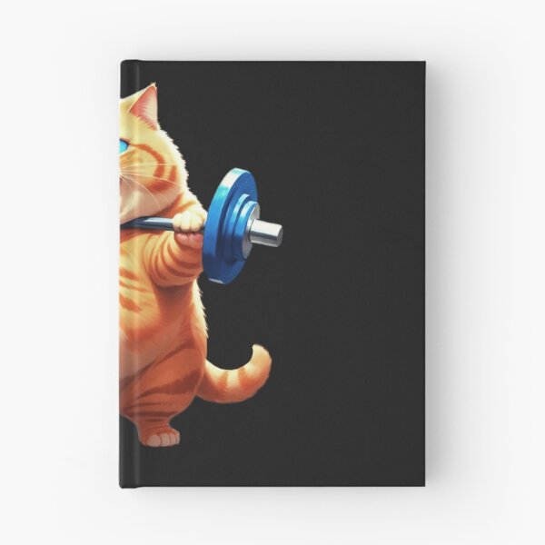 Item preview, Cat Weightlifting  designed and sold by PrettyInk.