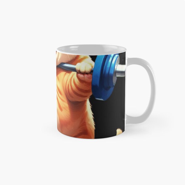 Item preview, Cat Weightlifting  designed and sold by PrettyInk.