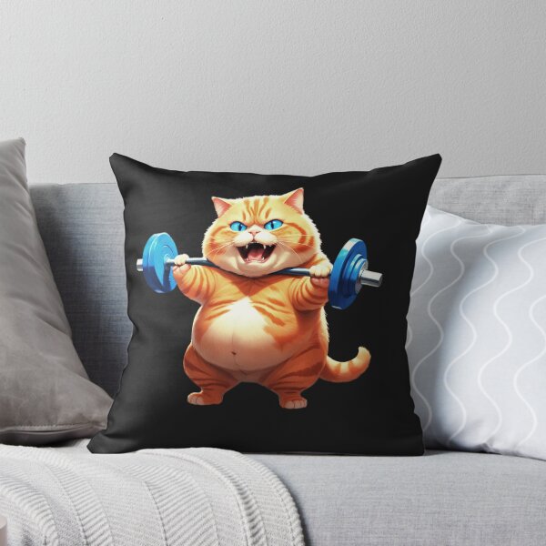 Item preview, Cat Weightlifting  designed and sold by PrettyInk.