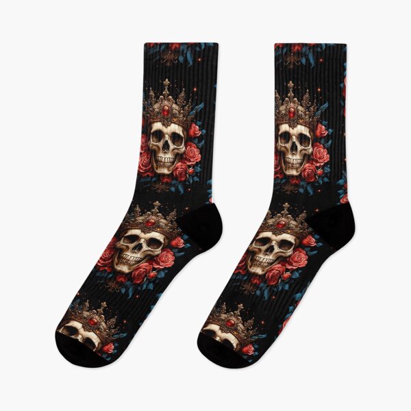 Item preview, Royal Skull Surrounded by Roses and Majesty designed and sold by Vinson-MFG.