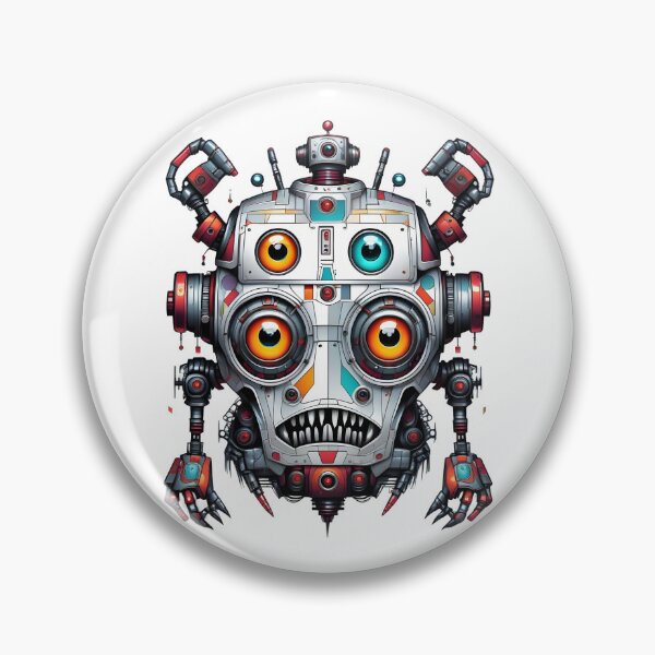 Item preview, Machine skull eye monster designed and sold by Echolands.
