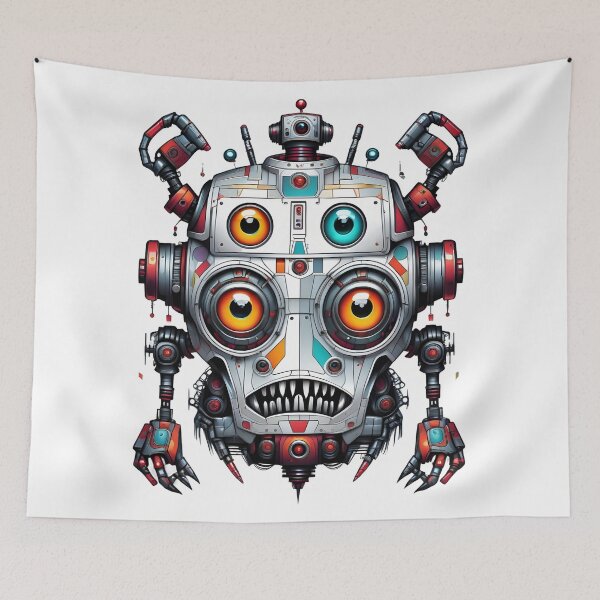 Item preview, Machine skull eye monster designed and sold by Echolands.