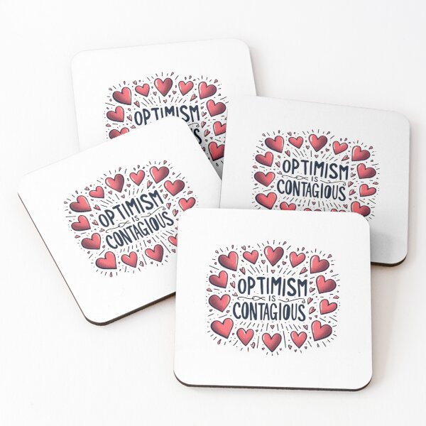 Item preview, Optimism is Contagious designed and sold by Monem-RASH.