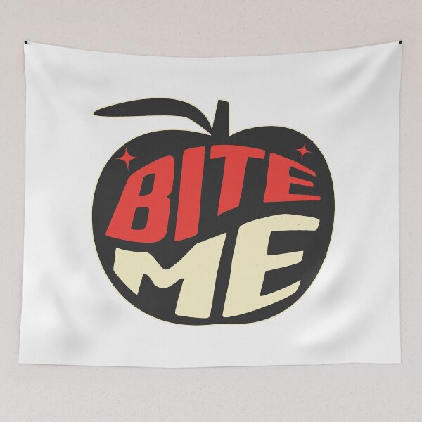 Item preview, Bite Me Apple Cheeky designed and sold by CyberYogi.