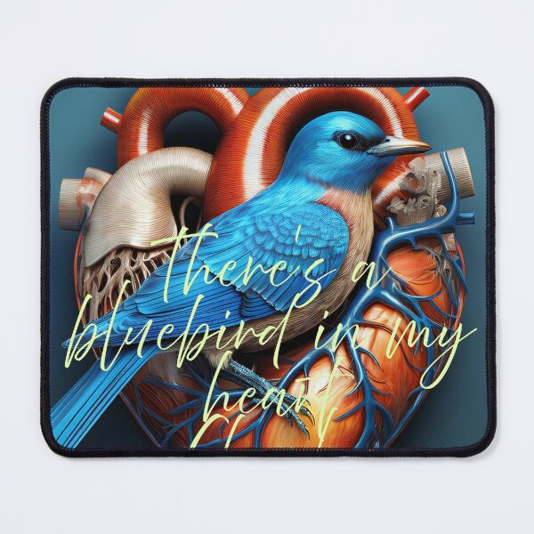 Item preview, Bluebird Heart designed and sold by TheCussnWolf.