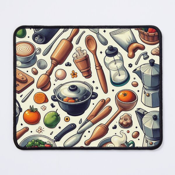 Item preview, Seamless pattern of Kitchen Items Pattern designed and sold by ShoPellY.