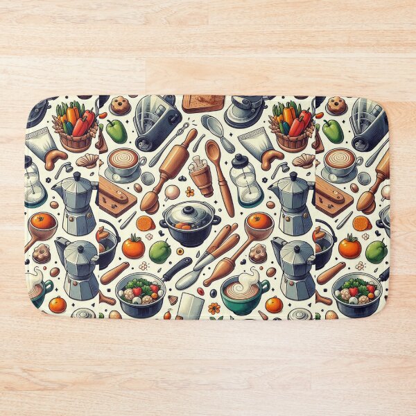Item preview, Seamless pattern of Kitchen Items Pattern designed and sold by ShoPellY.