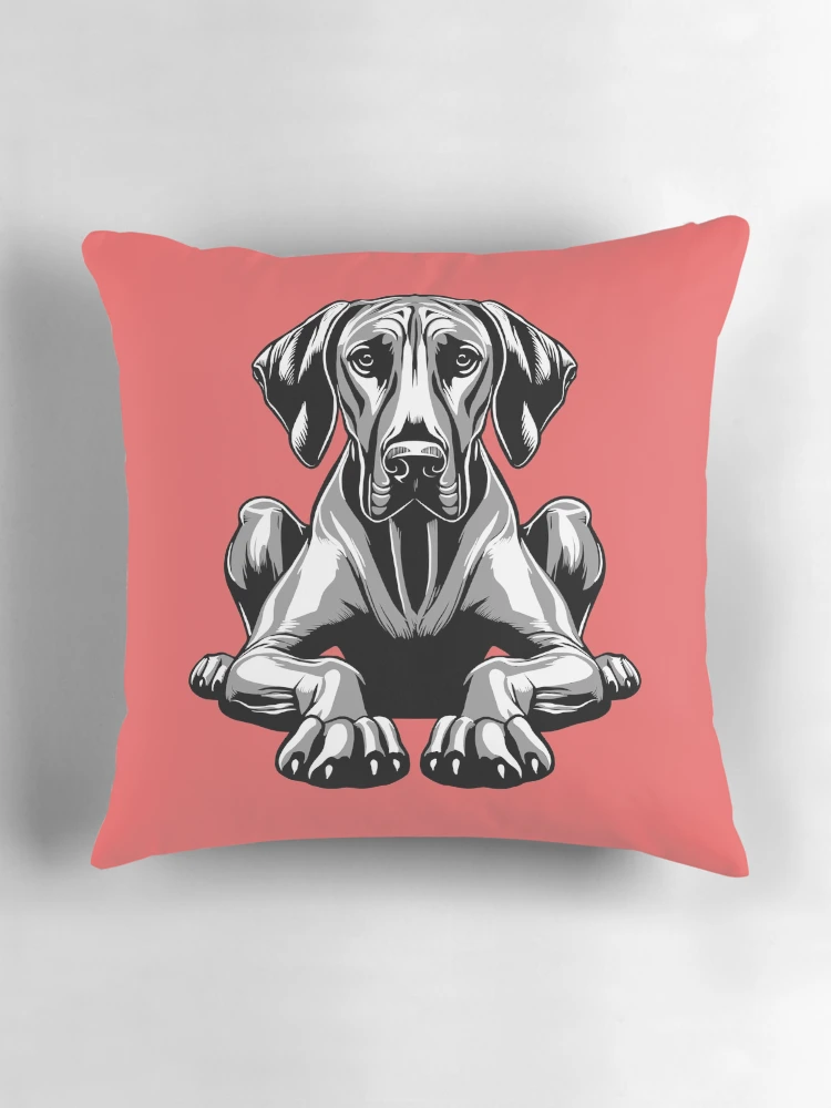 Thumbnail 3 of 4, Pillow, The Rhodesian Ridgeback designed and sold by rogue-design.