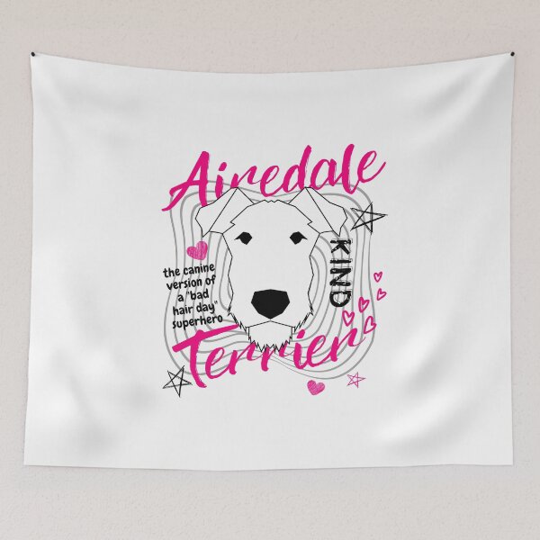 Item preview, Airedale terrier : the canine version of a "bad hair day" superhero designed and sold by Peerless-Prime.