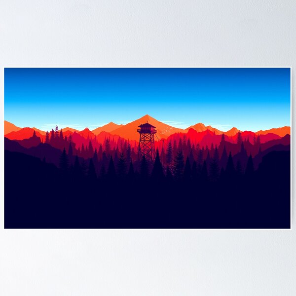 Item preview, Firewatch - Landscape 4 designed and sold by BoredGirl.