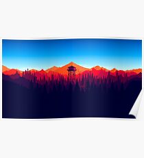 Firewatch - Landscape 4 Poster