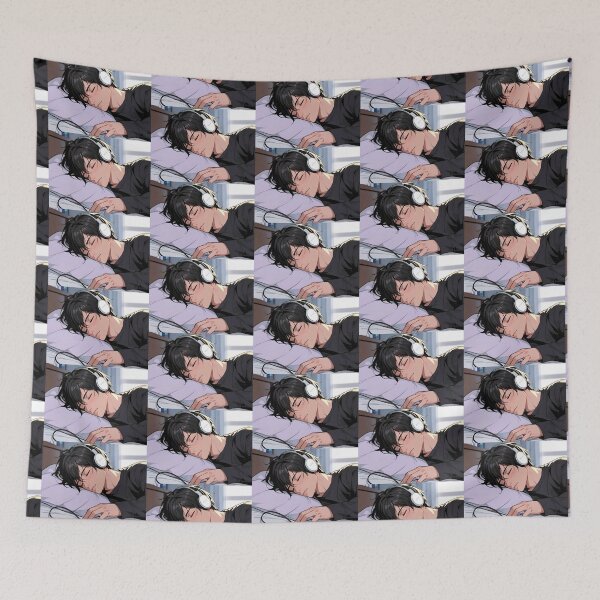 Item preview, Lofi beats handsome boy designed and sold by Mrwolf-designs.