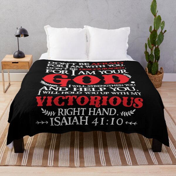 Item preview, Isaiah 41:10 Don’t Be Afraid For I Am With You designed and sold by plushism.