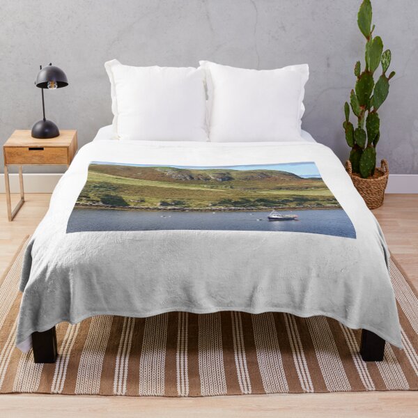Item preview, Moored fishing boat near Struan - Isle of Skye, Scotland designed and sold by Richard Flint.