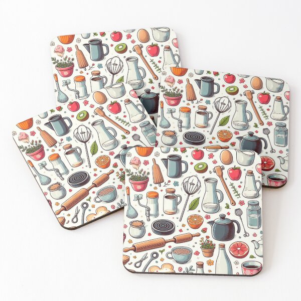 Item preview, Seamless pattern of Kitchen Items Pattern designed and sold by ShoPellY.