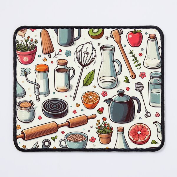 Item preview, Seamless pattern of Kitchen Items Pattern designed and sold by ShoPellY.